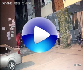 開寧雷達(dá)智能日夜全彩攝像機(jī)室外夜視效果